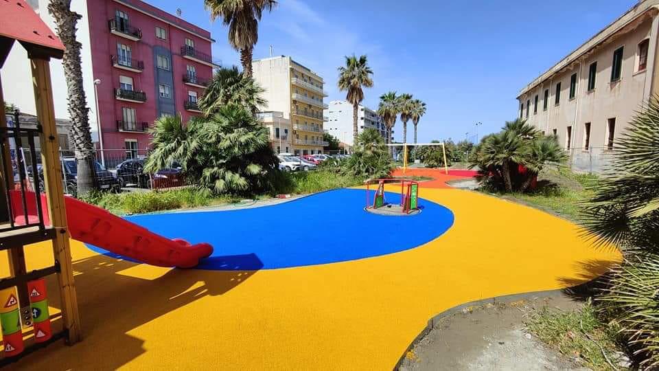 Milazzo, aperta area giochi al Ciantro: annunciati tre parchi inclusivi a San Papino e nella Piana