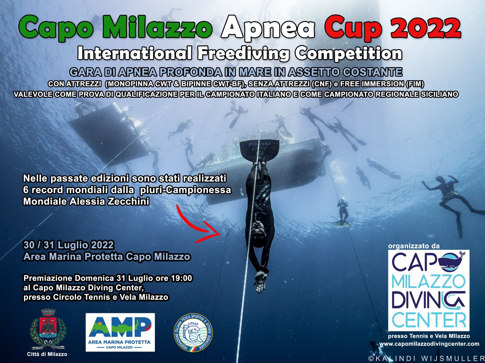 Milazzo, 30 e 31 luglio ritorna la Capo Milazzo Apnea Cup 2022