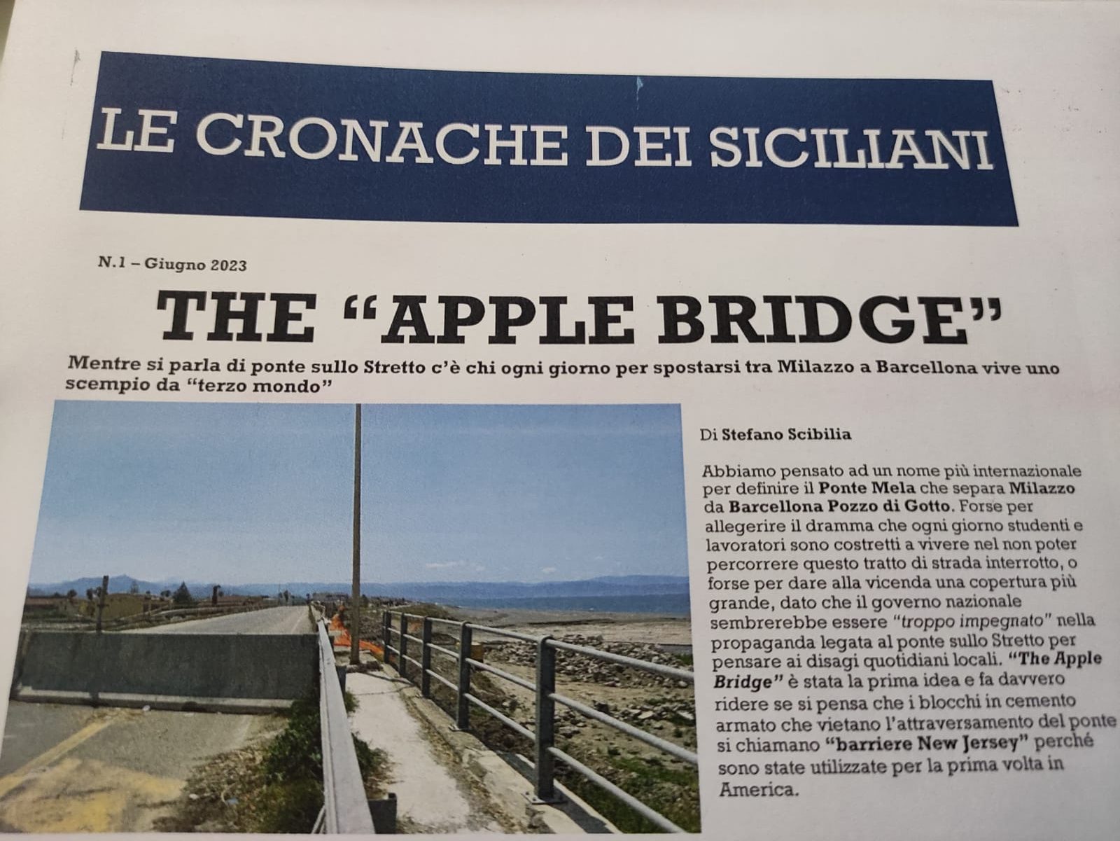 Le Cronache dei Siciliani – Mensile di giugno (N.1): Scarica qui versione pdf