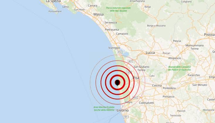 Terremoto in Toscana, scossa di magnitudo 4.3 vicino Pisa: paura tra i cittadini, verifiche in corso